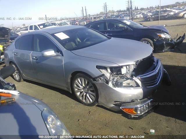 JH4KC1F51FC001284 - 2015 ACURA RLX TECH SILVER photo 1