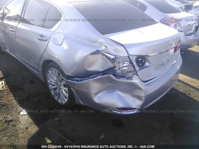 JH4KC1F51FC001284 - 2015 ACURA RLX TECH SILVER photo 6