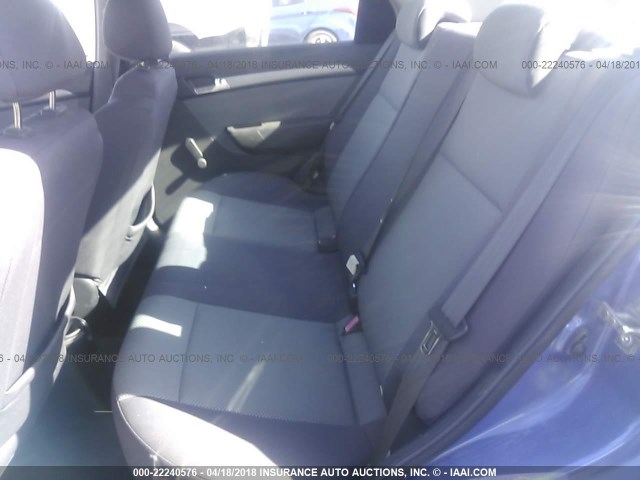 KL1TD56638B216491 - 2008 CHEVROLET AVEO LS BLUE photo 8