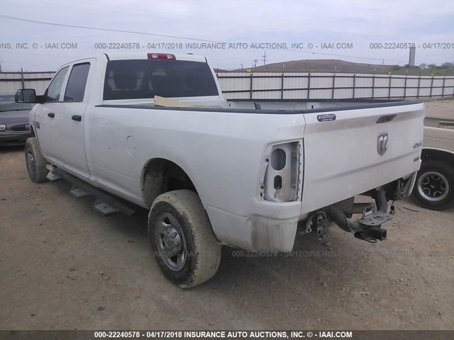 3C6UD5HL2CG321921 - 2012 DODGE RAM 2500 ST WHITE photo 3