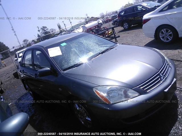 JA3AJ26E56U071789 - 2006 MITSUBISHI LANCER ES GRAY photo 1