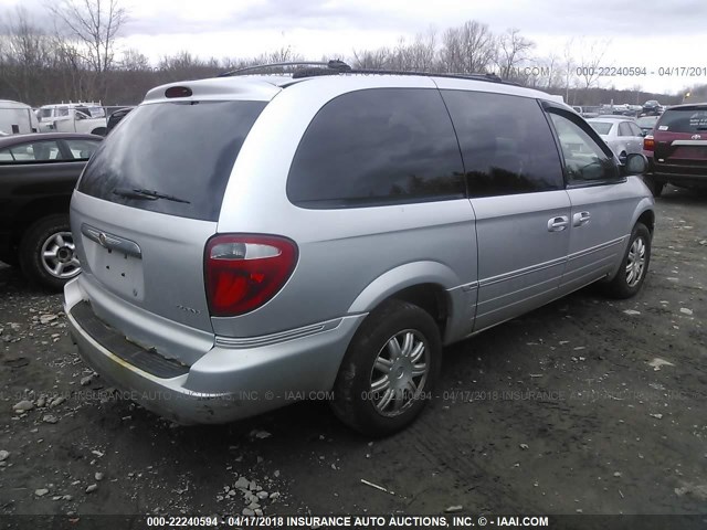 2C8GP54L75R429787 - 2005 CHRYSLER TOWN & COUNTRY TOURING SILVER photo 4