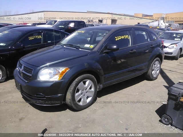 1B3HB48B87D408549 - 2007 DODGE CALIBER SXT GRAY photo 2