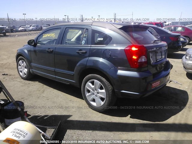 1B3HB48B87D408549 - 2007 DODGE CALIBER SXT GRAY photo 3