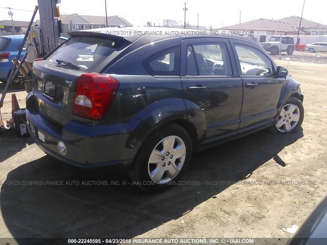 1B3HB48B87D408549 - 2007 DODGE CALIBER SXT GRAY photo 4