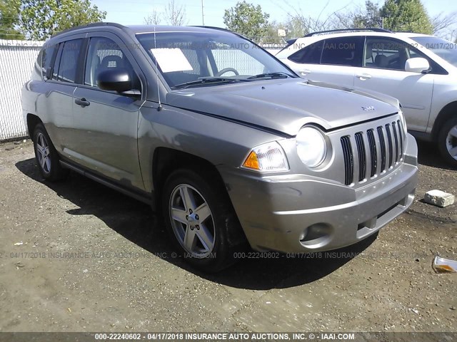 1J8FT47087D370610 - 2007 JEEP COMPASS BROWN photo 1