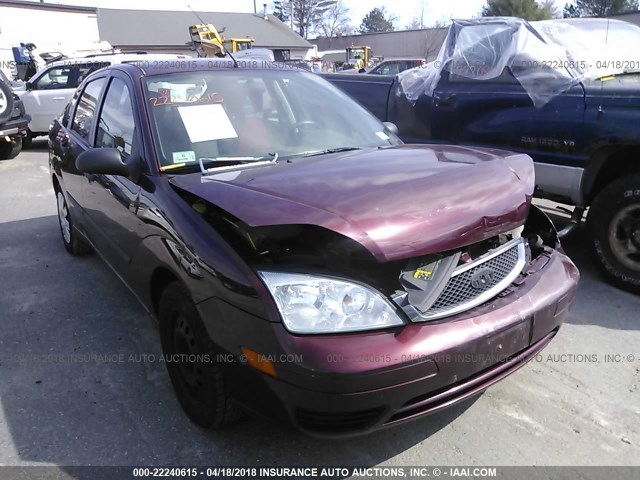 1FAFP34N07W347807 - 2007 FORD FOCUS ZX4/S/SE/SES RED photo 1