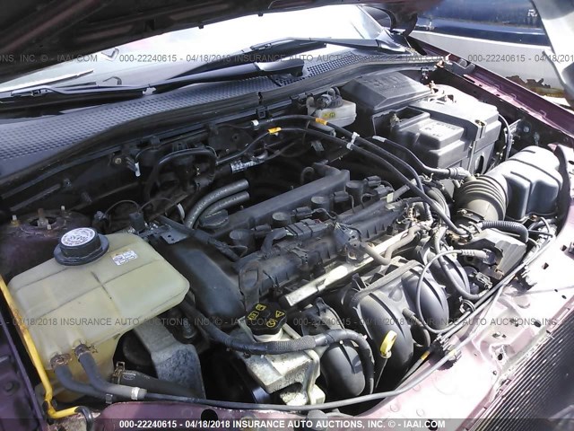 1FAFP34N07W347807 - 2007 FORD FOCUS ZX4/S/SE/SES 红色 照片 10