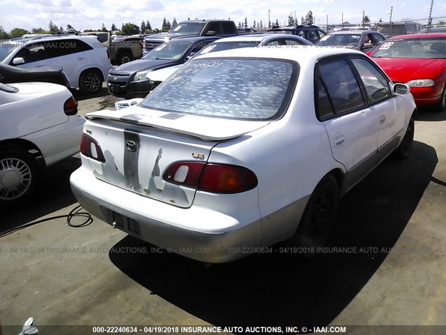 1NXBR18EXWZ026574 - 1998 TOYOTA COROLLA VE/CE/LE 白色 照片 4
