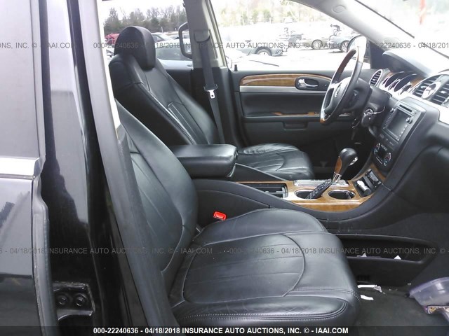 5GAEV23718J234960 - 2008 BUICK ENCLAVE CXL BLACK photo 5