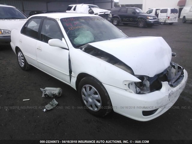 1NXBR12E81Z553028 - 2001 TOYOTA COROLLA CE/LE/S WHITE photo 6