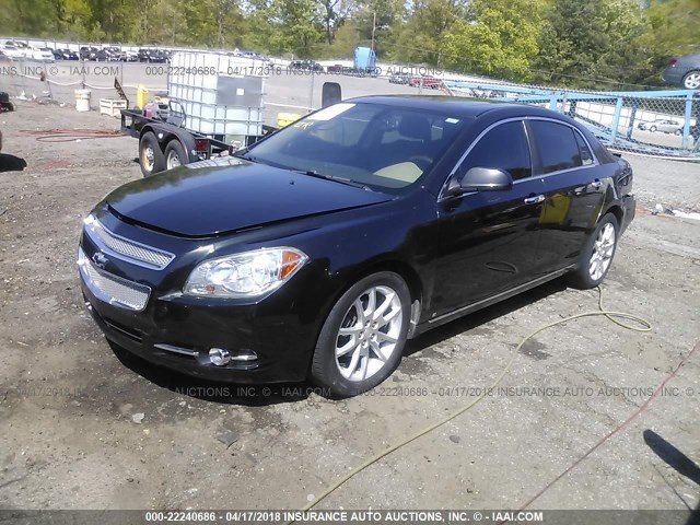 1G1ZK57789F139121 - 2009 CHEVROLET MALIBU LTZ 黑色 照片 2