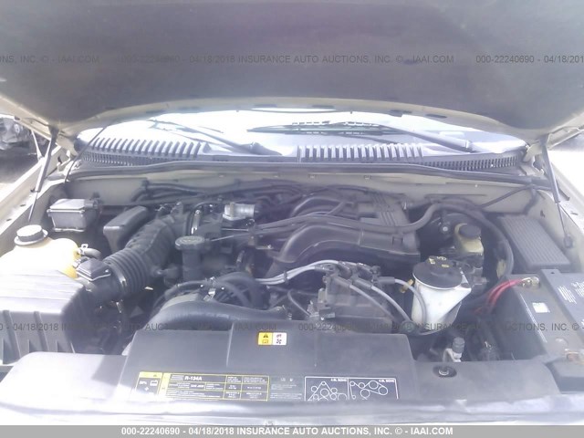 1FMZU73K33UA97429 - 2003 FORD EXPLORER XLT/XLT SPORT/NBX GOLD photo 10