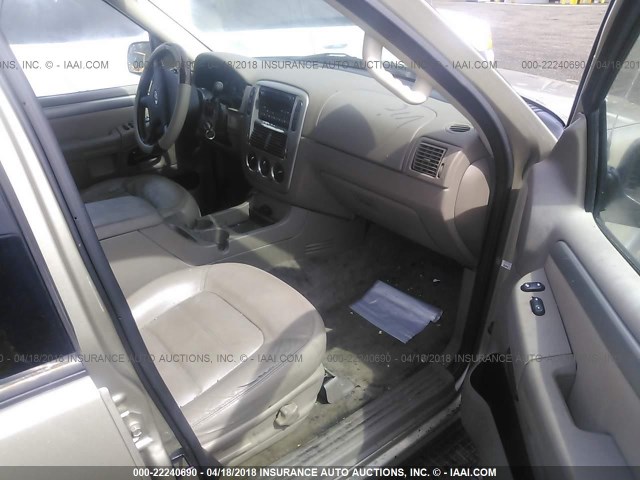 1FMZU73K33UA97429 - 2003 FORD EXPLORER XLT/XLT SPORT/NBX GOLD photo 5