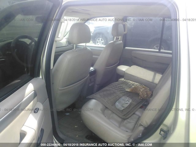 1FMZU73K33UA97429 - 2003 FORD EXPLORER XLT/XLT SPORT/NBX GOLD photo 8