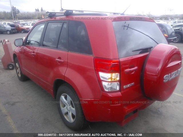 JS3TD944284102747 - 2008 SUZUKI GRAND VITARA XSPORT RED photo 3