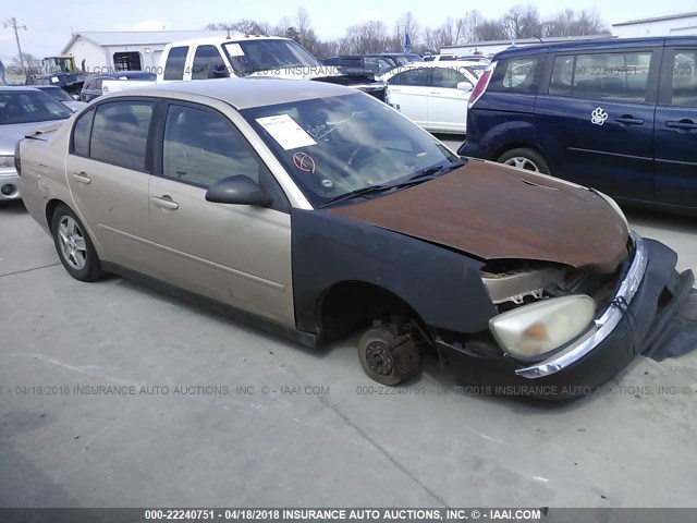 1G1ZT54805F208775 - 2005 CHEVROLET MALIBU LS 棕色 照片 1
