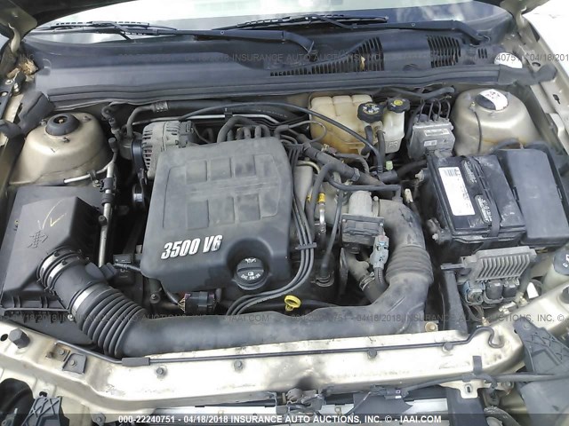 1G1ZT54805F208775 - 2005 CHEVROLET MALIBU LS 棕色 照片 10