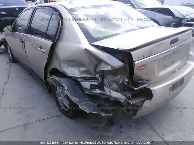 1G1ZT54805F208775 - 2005 CHEVROLET MALIBU LS 棕色 照片 6