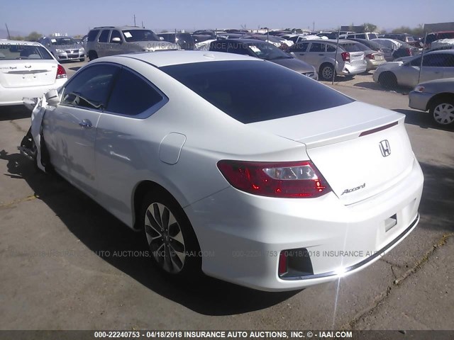 1HGCT1B89FA011743 - 2015 HONDA ACCORD EXL WHITE photo 3