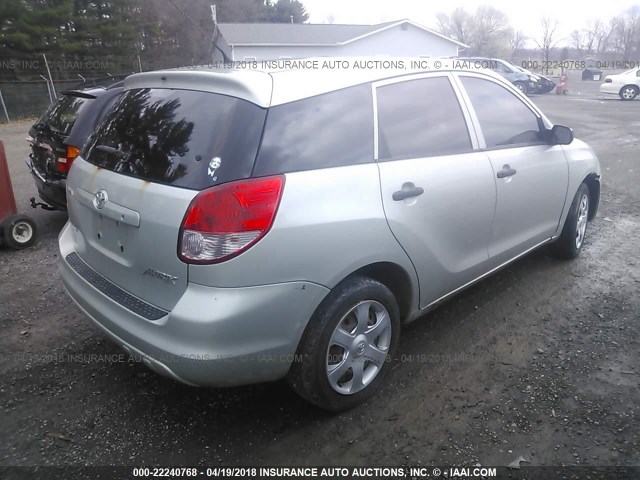 2T1KR32E83C048476 - 2003 TOYOTA COROLLA MATRIX XR SILVER photo 4