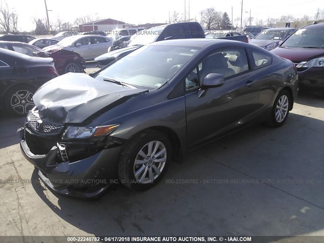 2HGFG3B11CH512560 - 2012 HONDA CIVIC EXL 灰色 照片 2