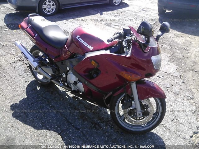 JKAZX4E114B521843 - 2004 KAWASAKI ZX600 E RED photo 1