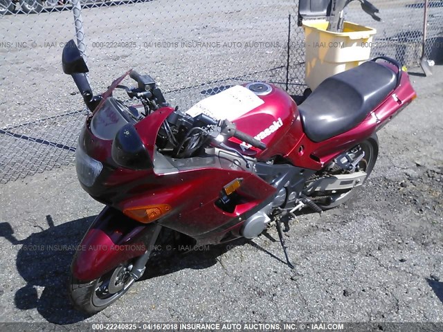 JKAZX4E114B521843 - 2004 KAWASAKI ZX600 E RED photo 2