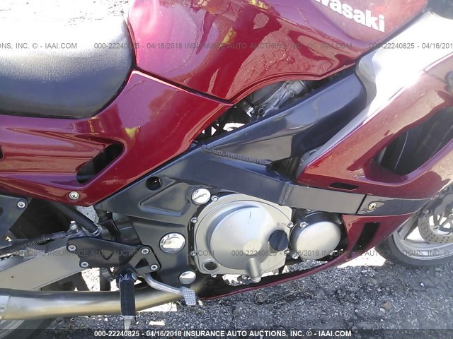 JKAZX4E114B521843 - 2004 KAWASAKI ZX600 E RED photo 8