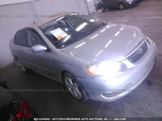 2T1BY32E35C356323 - 2005 TOYOTA COROLLA XRS SILVER photo 1