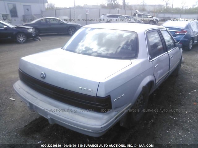 1G4AG55N8P6467008 - 1993 BUICK CENTURY SPECIAL SILVER photo 4