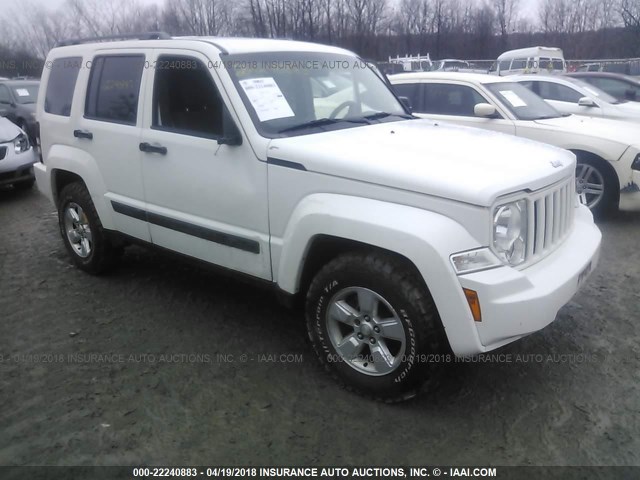 1J4PN2GK3AW116045 - 2010 JEEP LIBERTY SPORT WHITE photo 1