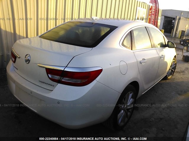 1G4PR5SK0F4142586 - 2015 BUICK VERANO CONVENIENCE WHITE photo 4