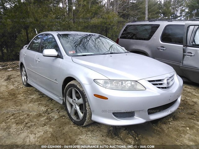 1YVHP80D855M03549 - 2005 MAZDA 6 S SILVER photo 1