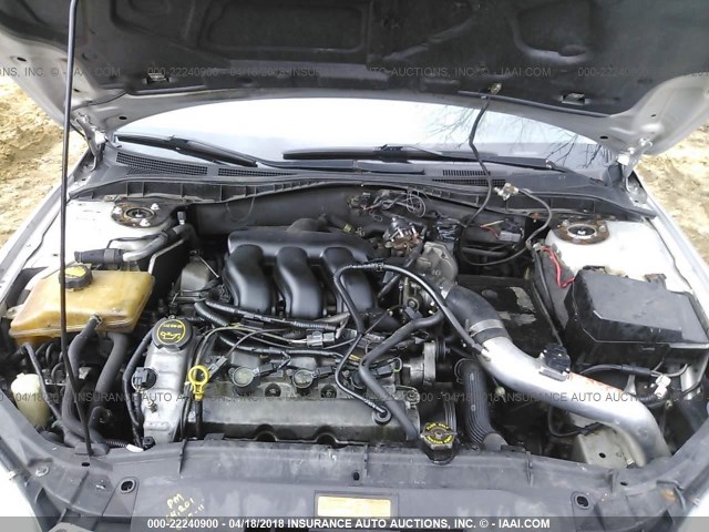 1YVHP80D855M03549 - 2005 MAZDA 6 S SILVER photo 10