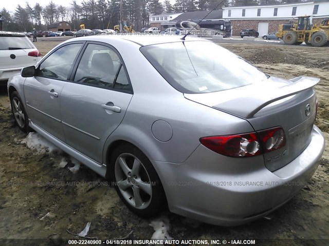 1YVHP80D855M03549 - 2005 MAZDA 6 S SILVER photo 3