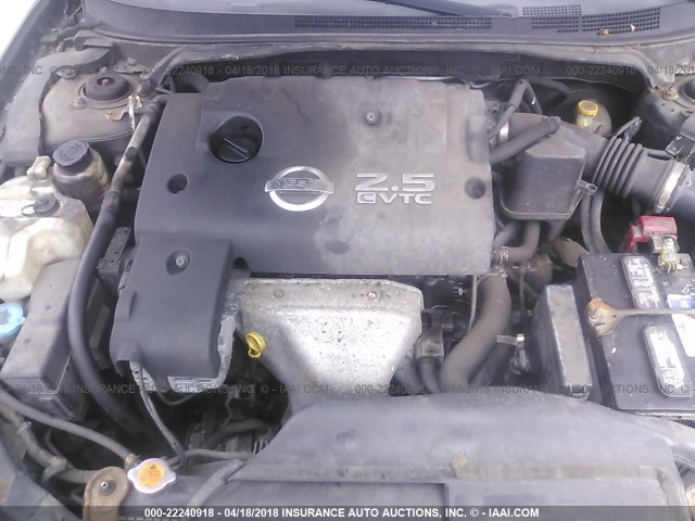 1N4AL11D06N377304 - 2006 NISSAN ALTIMA S/SL رمادي صورة 10