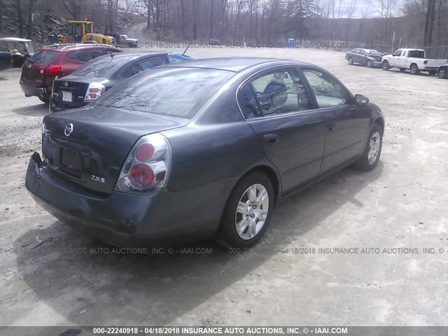 1N4AL11D06N377304 - 2006 NISSAN ALTIMA S/SL رمادي صورة 4