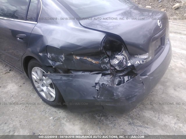 1N4AL11D06N377304 - 2006 NISSAN ALTIMA S/SL رمادي صورة 6