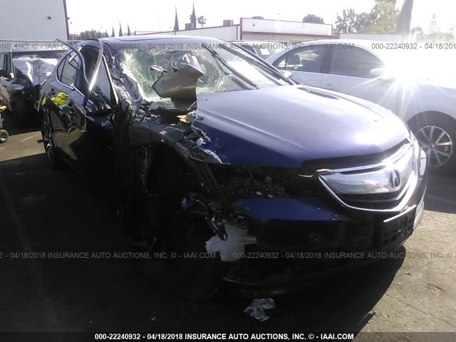 19UUB1F3XGA013086 - 2016 ACURA TLX BLUE photo 1