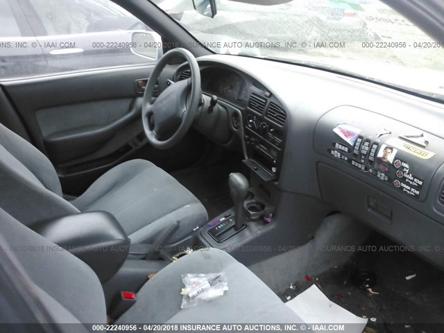 JT2BG12K9T0364777 - 1996 TOYOTA CAMRY DX/LE/XLE BLUE photo 5