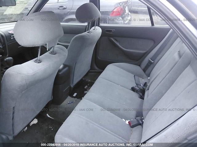 JT2BG12K9T0364777 - 1996 TOYOTA CAMRY DX/LE/XLE BLUE photo 8