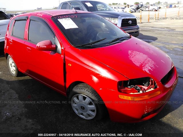 KL1TJ62664B182755 - 2004 CHEVROLET AVEO LS 红色 照片 1