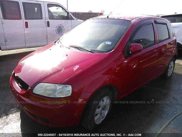 KL1TJ62664B182755 - 2004 CHEVROLET AVEO LS 红色 照片 2