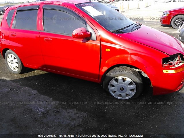 KL1TJ62664B182755 - 2004 CHEVROLET AVEO LS 红色 照片 6