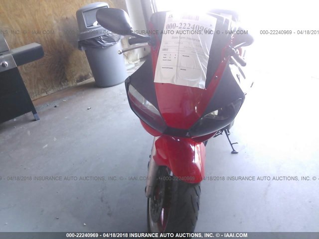 JYARJ04EXYA007825 - 2000 YAMAHA YZFR6 L RED photo 5