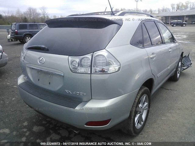 JTJHW31U560018066 - 2006 LEXUS RX 400 SILVER photo 4