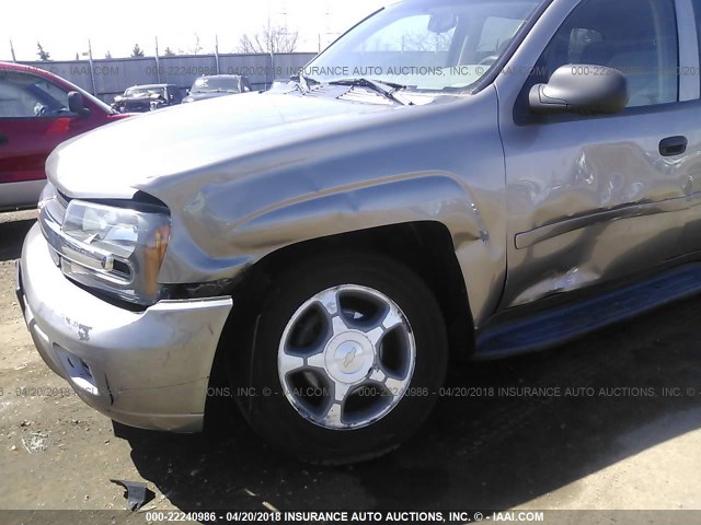 1GNDT13S772117429 - 2007 CHEVROLET TRAILBLAZER LS/LT GRAY photo 6