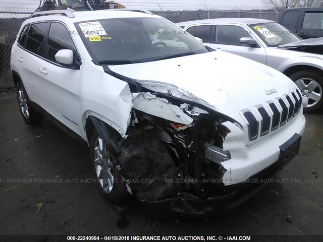 1C4PJMDB7FW763234 - 2015 JEEP CHEROKEE LIMITED WHITE photo 6