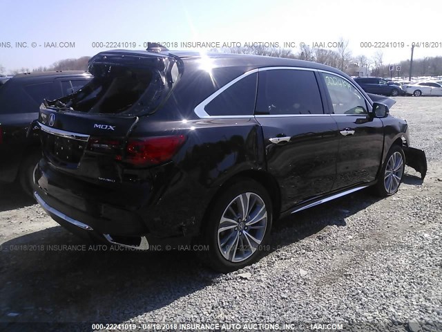 5FRYD4H51HB038539 - 2017 ACURA MDX TECHNOLOGY BROWN photo 4